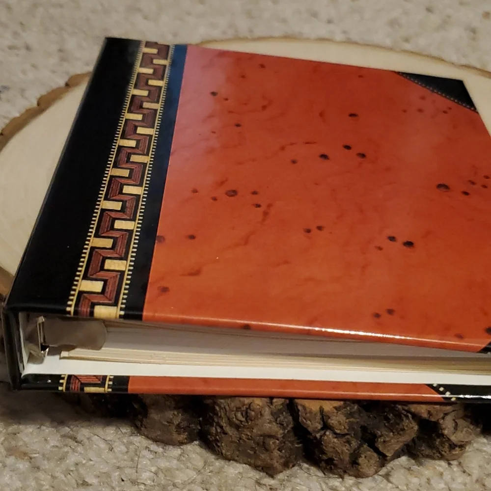 Hallmark Burl Wood Address Book Album